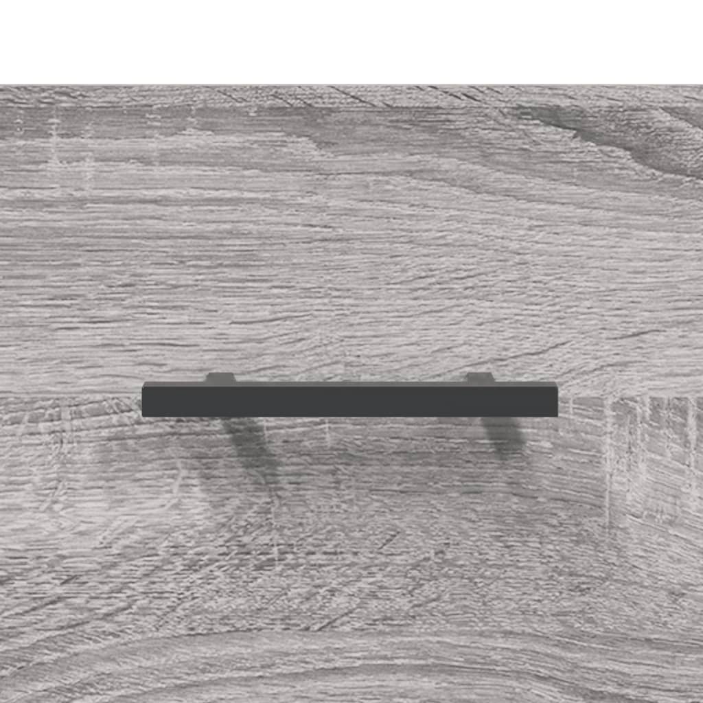 Bedside Cabinet Grey Sonoma 40x40x66 cm Engineered Wood