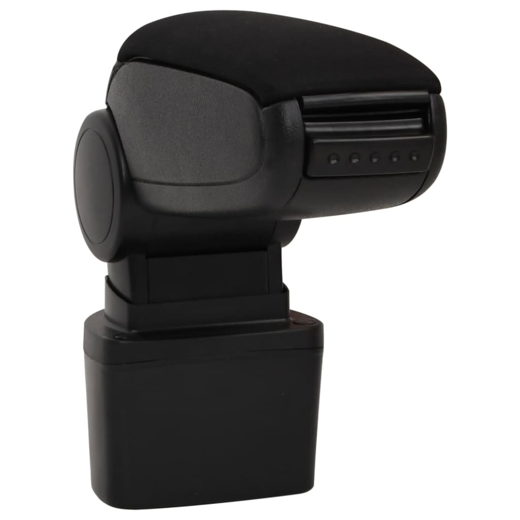 Car Armrest Black 14.5x31.5x(30-48) cm ABS