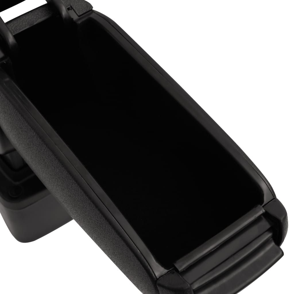 Car Armrest Black 14.5x31.5x(30-48) cm ABS