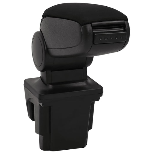 Car Armrest Black 16x32x(35-50.5) cm ABS