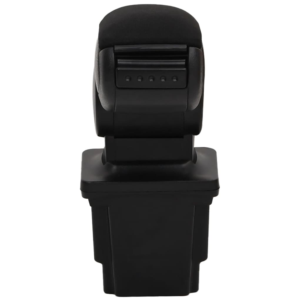 Car Armrest Black 16x32x(35-50.5) cm ABS