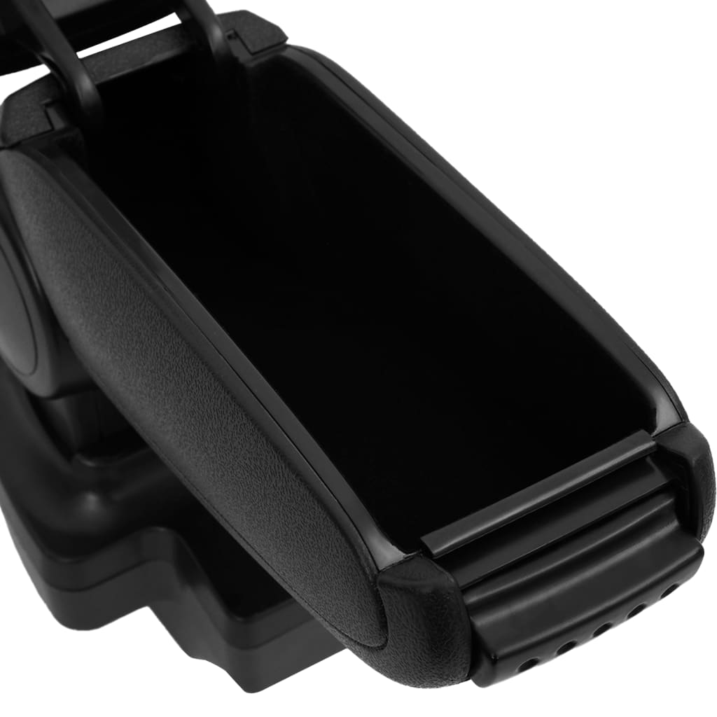 Car Armrest Black 15x35x(33-49.5) cm ABS