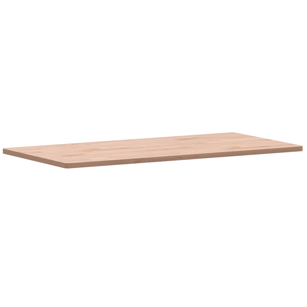 Table Top 100x50x1.5 cm Rectangular Solid Wood Beech