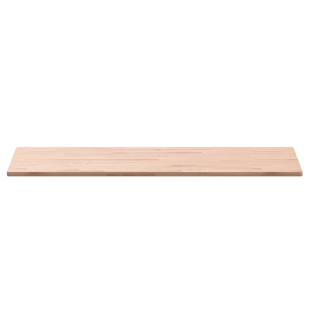 Table Top 100x50x1.5 cm Rectangular Solid Wood Beech