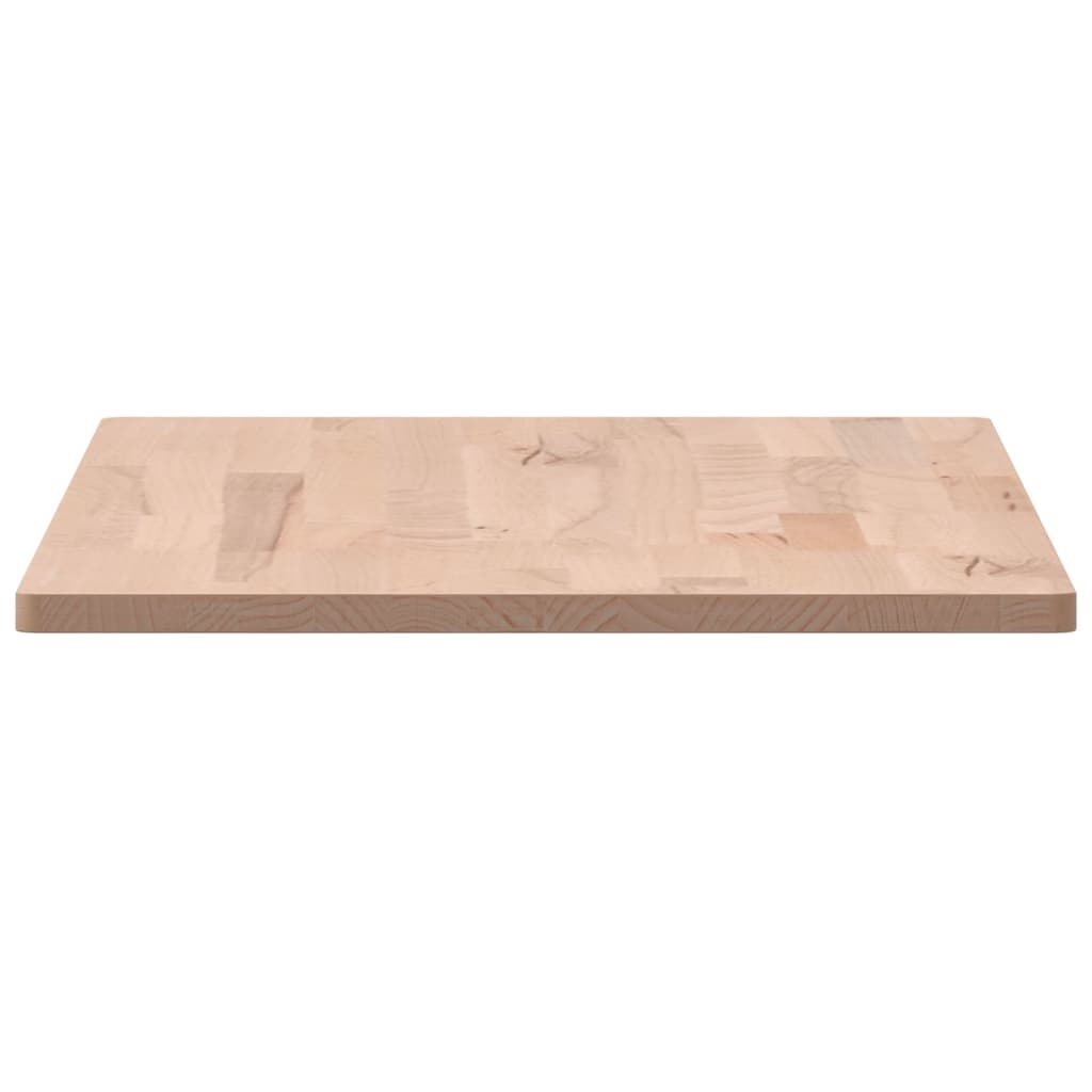 Table Top 100x50x1.5 cm Rectangular Solid Wood Beech