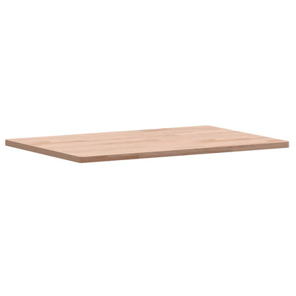 Table Top 60x40x1.5 cm Rectangular Solid Wood Beech