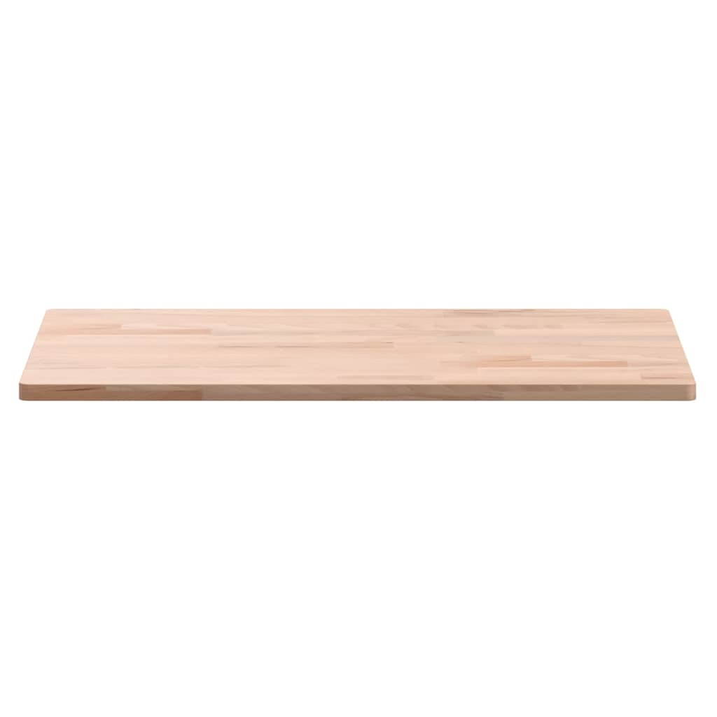Table Top 60x40x1.5 cm Rectangular Solid Wood Beech