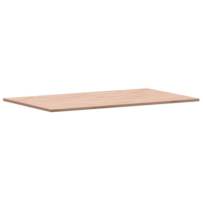 Table Top 100x60x1.5 cm Rectangular Solid Wood Beech