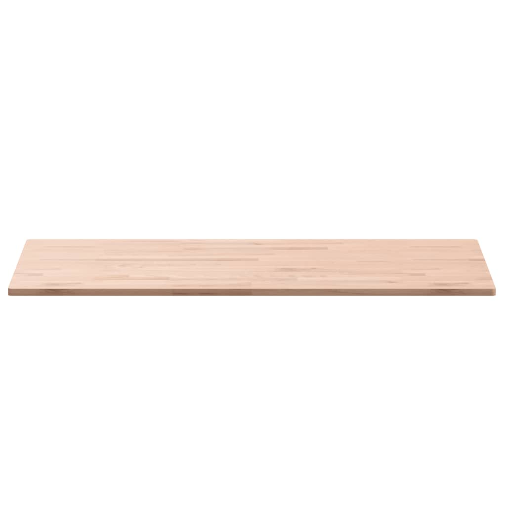 Table Top 100x60x1.5 cm Rectangular Solid Wood Beech