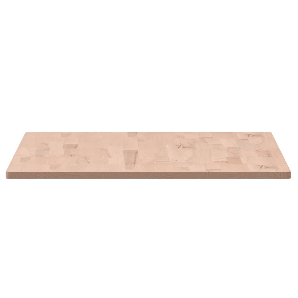 Table Top 100x60x1.5 cm Rectangular Solid Wood Beech