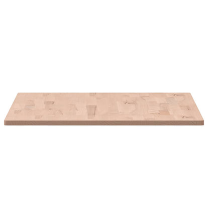Table Top 100x60x1.5 cm Rectangular Solid Wood Beech