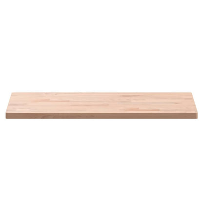 Table Top 80x40x2.5 cm Rectangular Solid Wood Beech