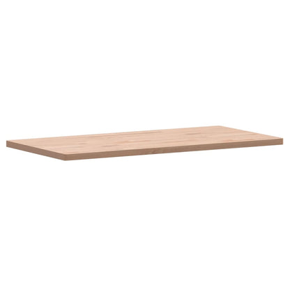 Table Top 100x50x2.5 cm Rectangular Solid Wood Beech