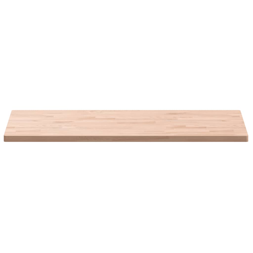 Table Top 100x50x2.5 cm Rectangular Solid Wood Beech