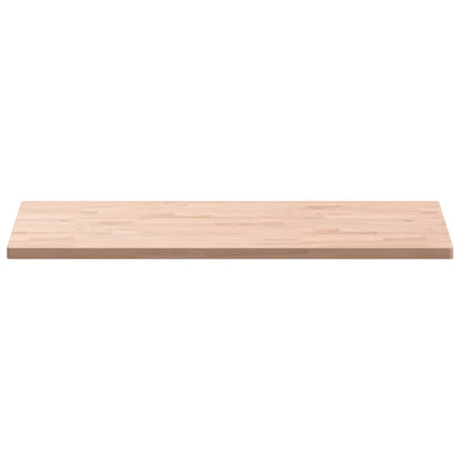Table Top 100x50x2.5 cm Rectangular Solid Wood Beech