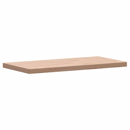 Table Top 100x50x4 cm Rectangular Solid Wood Beech