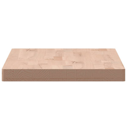 Table Top 100x50x4 cm Rectangular Solid Wood Beech