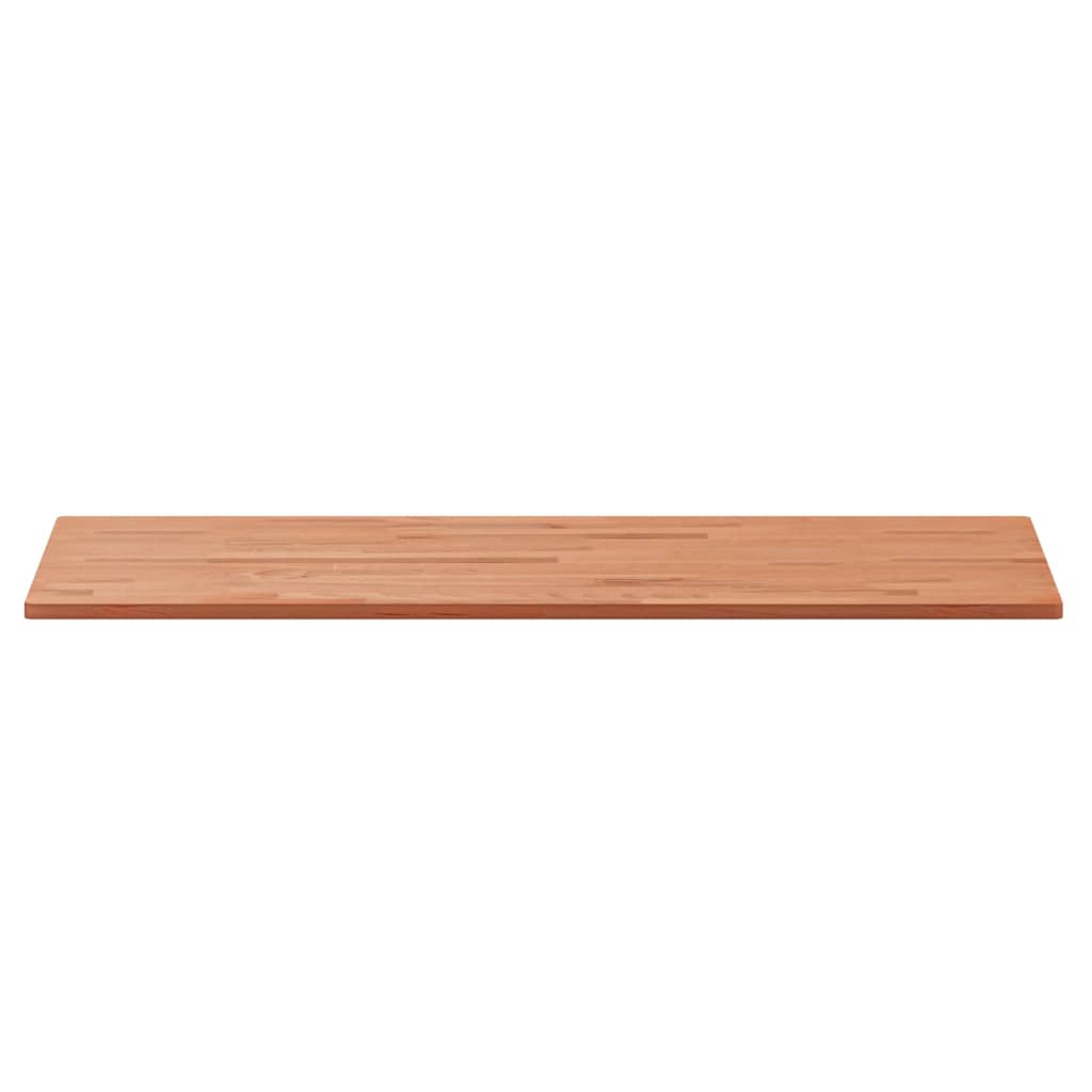 Table Top 100x50x1.5 cm Rectangular Solid Wood Beech