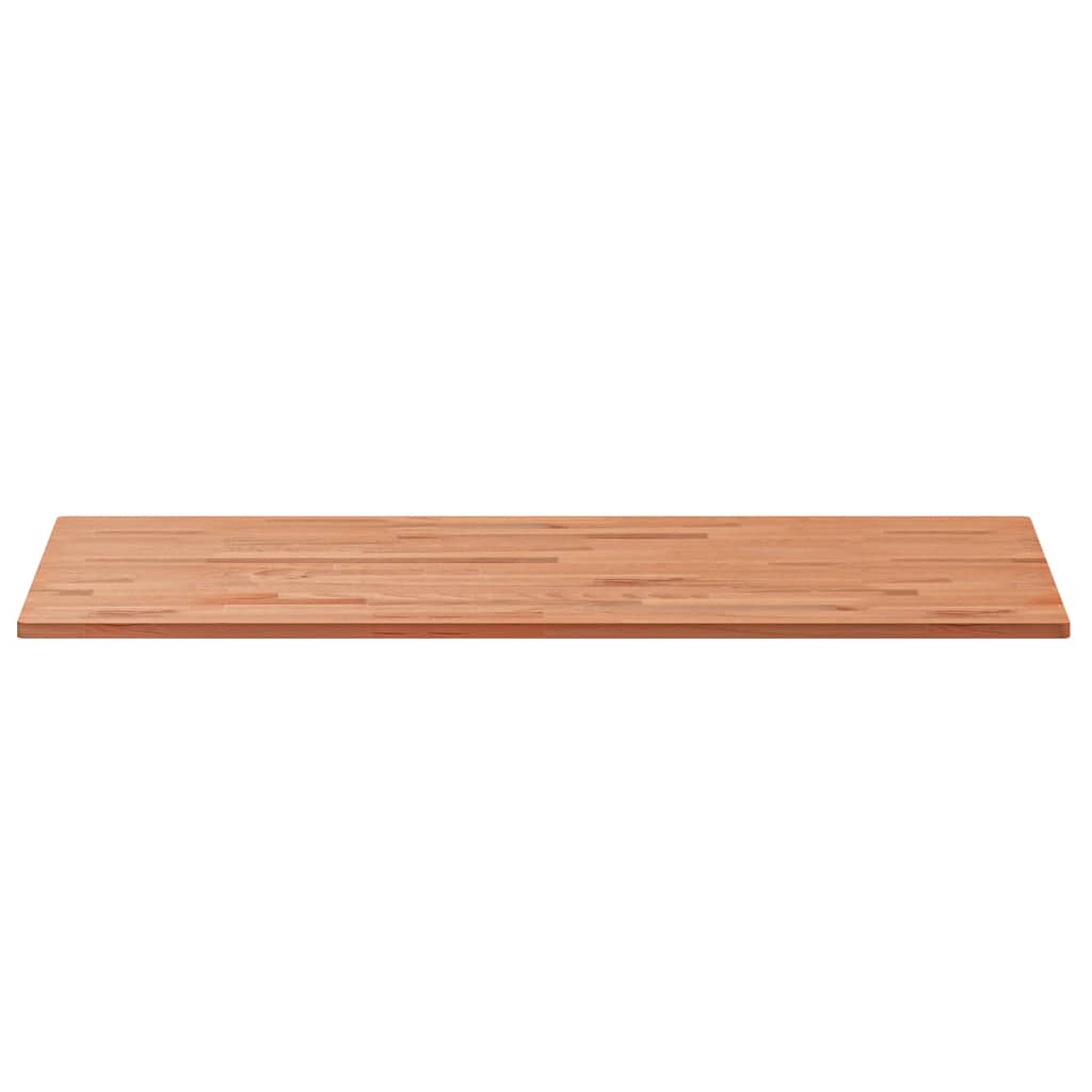 Table Top 100x60x1.5 cm Rectangular Solid Wood Beech