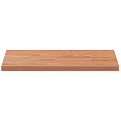 Table Top 60x40x2.5 cm Rectangular Solid Wood Beech