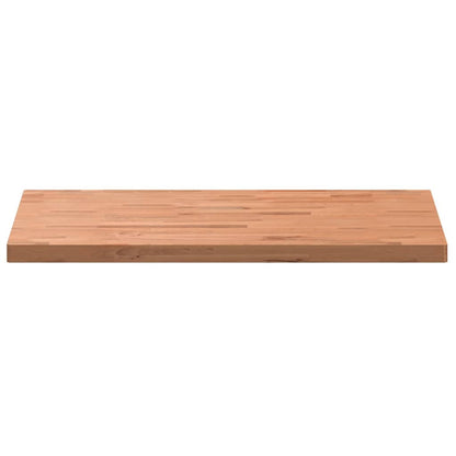 Table Top 100x60x4 cm Rectangular Solid Wood Beech