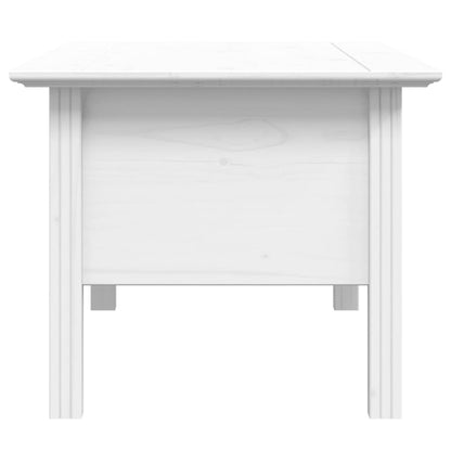 Coffee Table BODO White 100x55x45 cm Solid Wood Pine