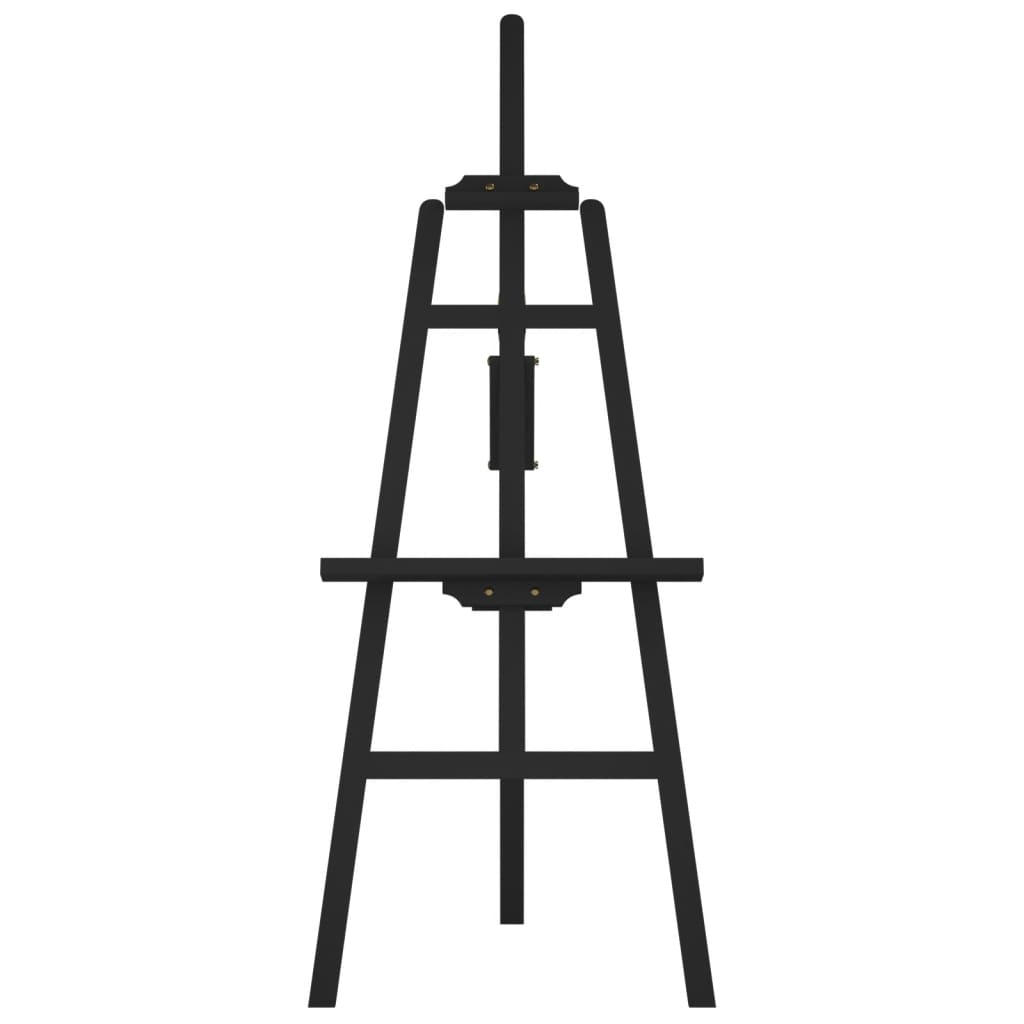 Easel Stand Black 53.5x95x127 cm Solid Wood Pine