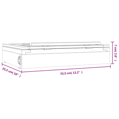 Table Easel with Drawer 33.5x25.5x7 cm Solid Wood Pine