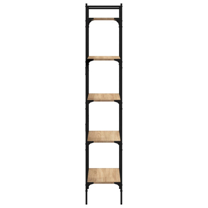 Bookcase 5-Tier Sonoma Oak 56x31,5x174 cm Engineered Wood