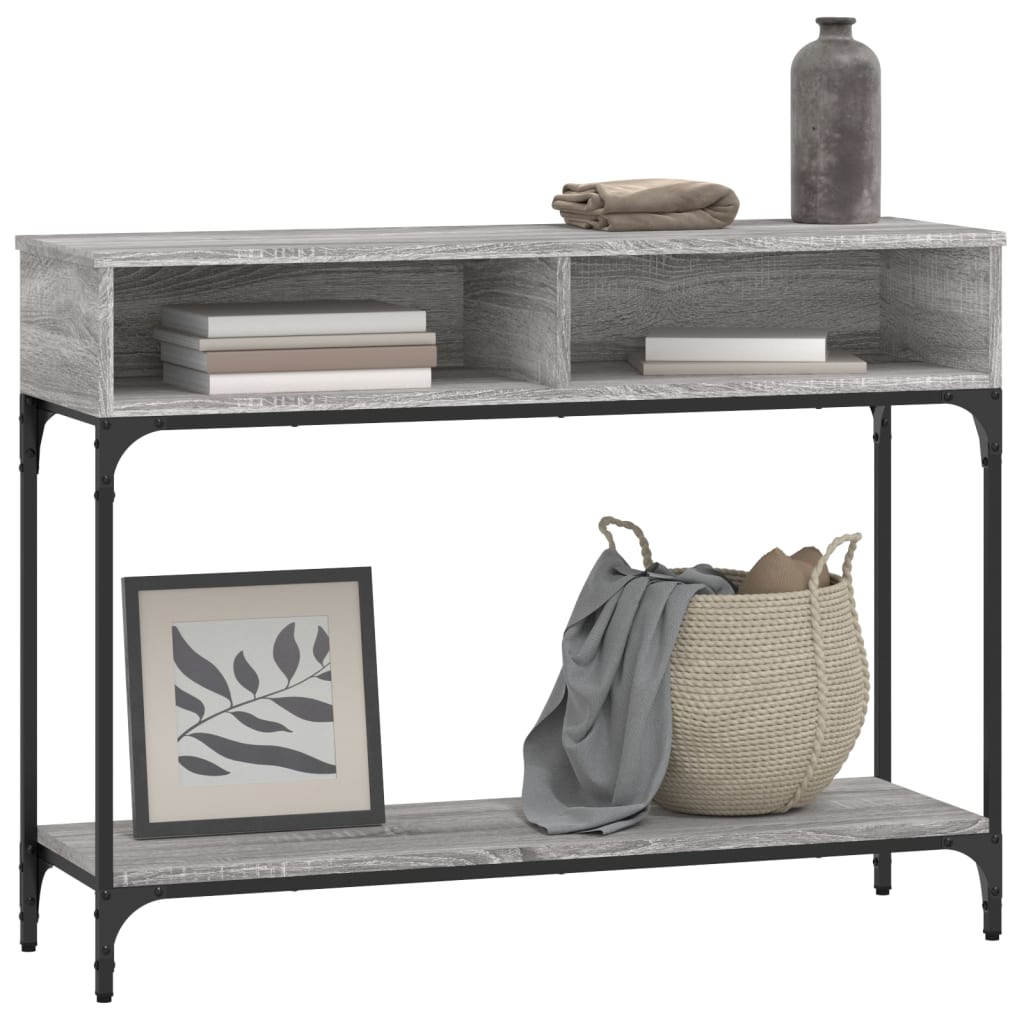 Console Table Grey Sonoma 100x30,5x75 cm Engineered Wood