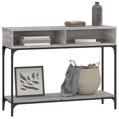 Console Table Grey Sonoma 100x30,5x75 cm Engineered Wood