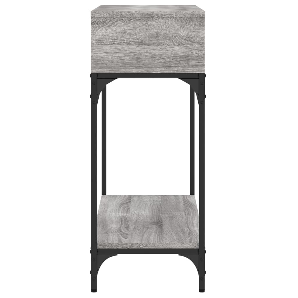 Console Table Grey Sonoma 100x30,5x75 cm Engineered Wood