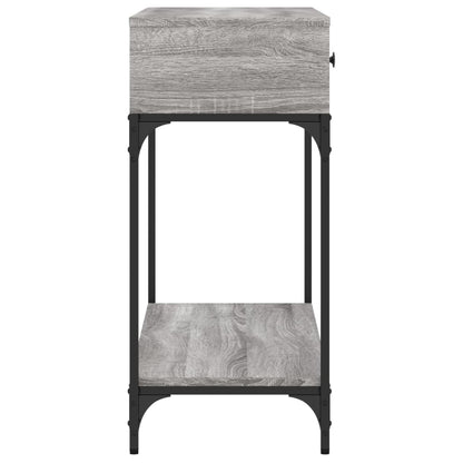 Console Table Grey Sonoma 100x34,5x75 cm Engineered Wood