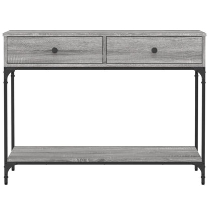 Console Table Grey Sonoma 100x34,5x75 cm Engineered Wood