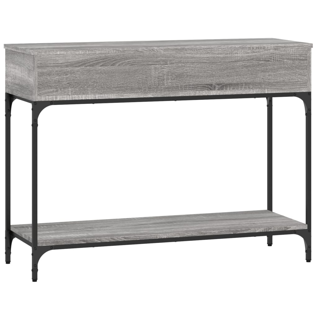 Console Table Grey Sonoma 100x34,5x75 cm Engineered Wood