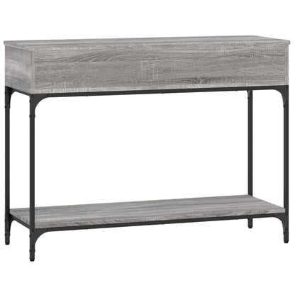Console Table Grey Sonoma 100x34,5x75 cm Engineered Wood
