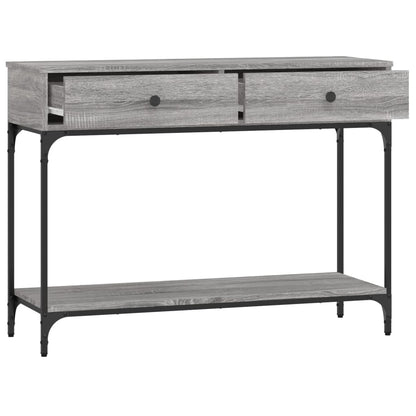 Console Table Grey Sonoma 100x34,5x75 cm Engineered Wood
