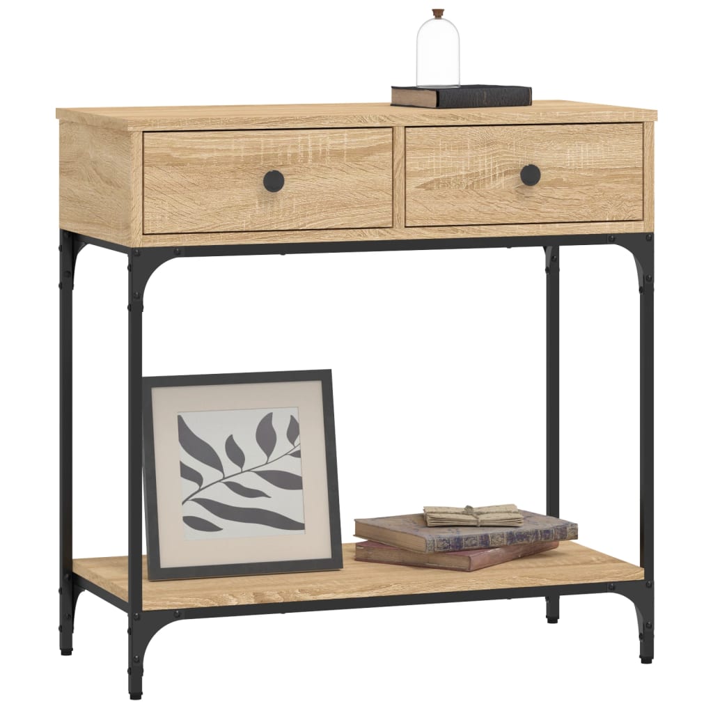Console Table Sonoma Oak 75x34,5x75 cm Engineered Wood