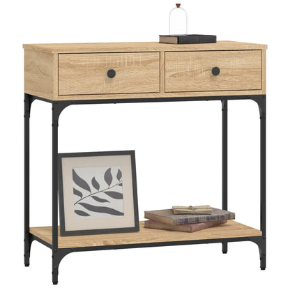 Console Table Sonoma Oak 75x34,5x75 cm Engineered Wood