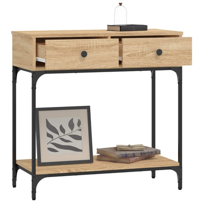 Console Table Sonoma Oak 75x34,5x75 cm Engineered Wood