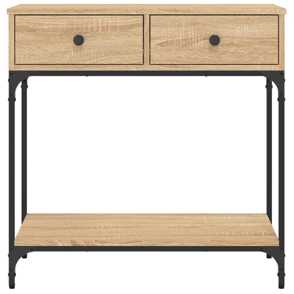 Console Table Sonoma Oak 75x34,5x75 cm Engineered Wood