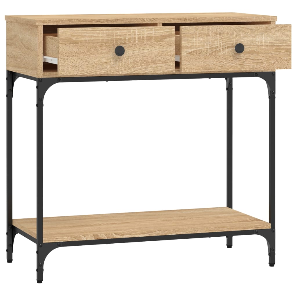Console Table Sonoma Oak 75x34,5x75 cm Engineered Wood