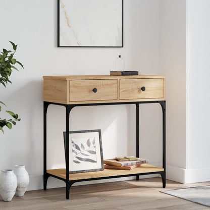 Console Table Sonoma Oak 75x34,5x75 cm Engineered Wood