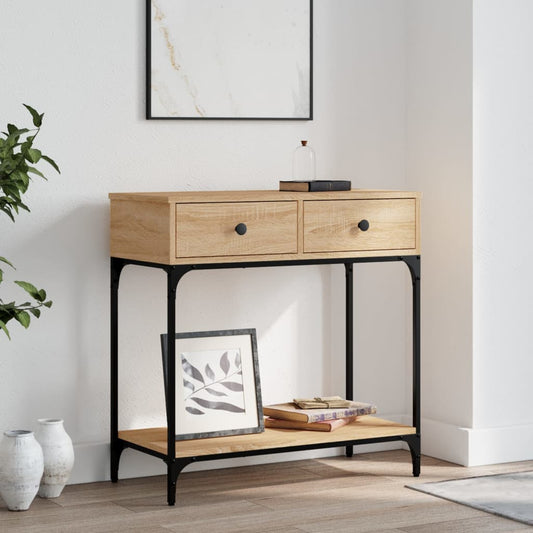 Console Table Sonoma Oak 75x34,5x75 cm Engineered Wood