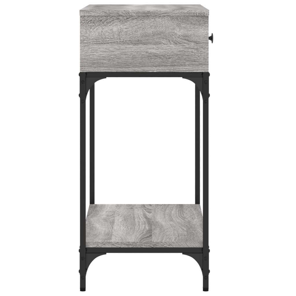 Console Table Grey Sonoma 75x34,5x75 cm Engineered Wood