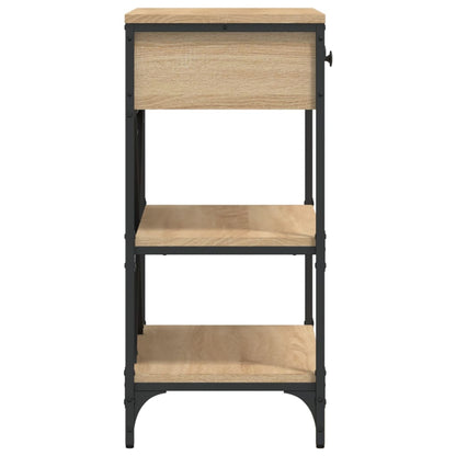 Console Table Sonoma Oak 75x34.5x75 cm Engineered Wood