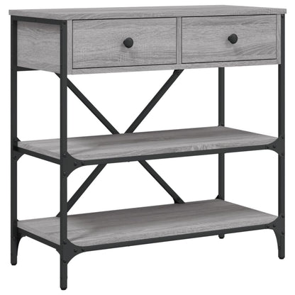Console Table Grey Sonoma 75x34,5x75 cm Engineered Wood