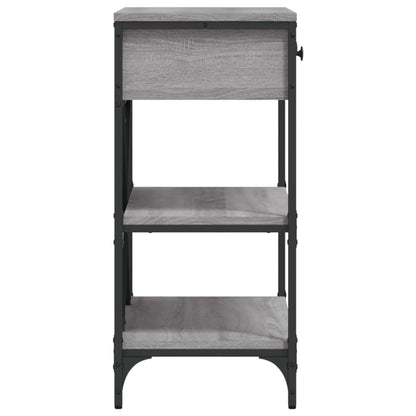 Console Table Grey Sonoma 75x34,5x75 cm Engineered Wood