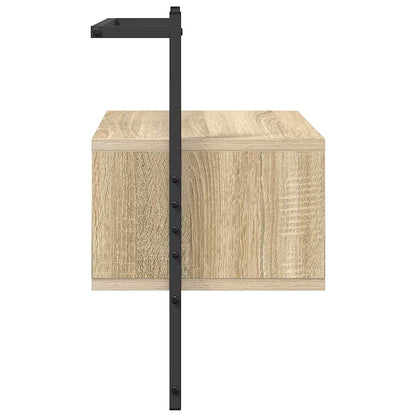 Bedside Cabinet Wall-mounted Sonoma Oak 35x30x51 cm Engineered Wood