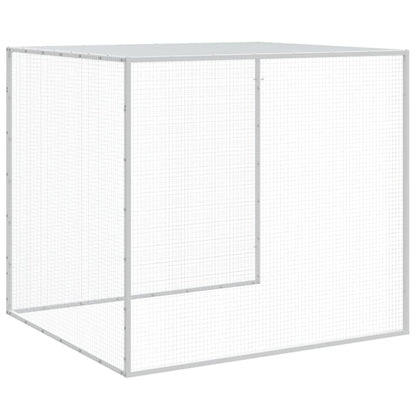 Chicken Cage with Roof Anthracite 403x98x90 cm Galvanised Steel